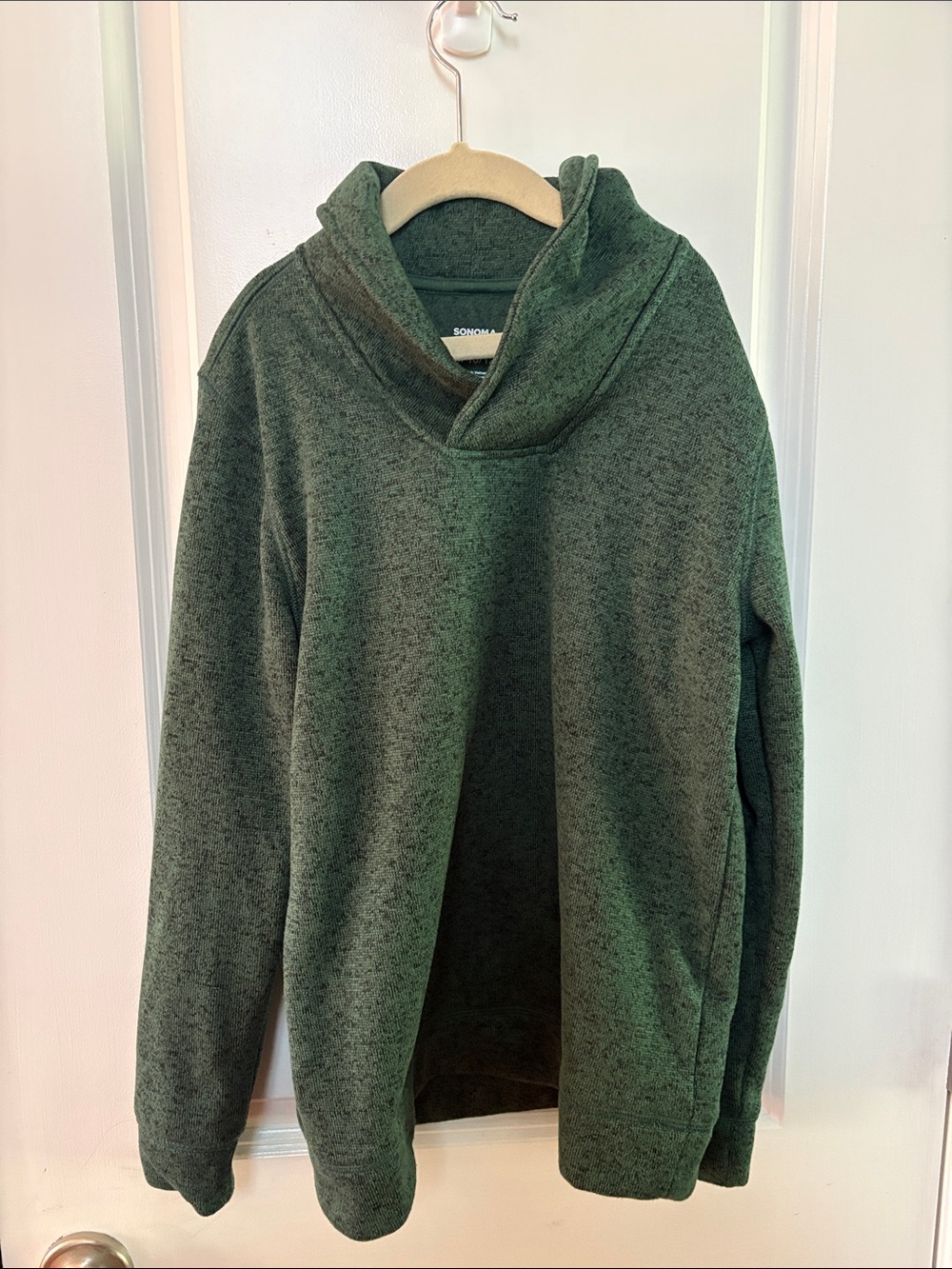 SONOMA Olive Green boys Crewneck Hoodie Sweater